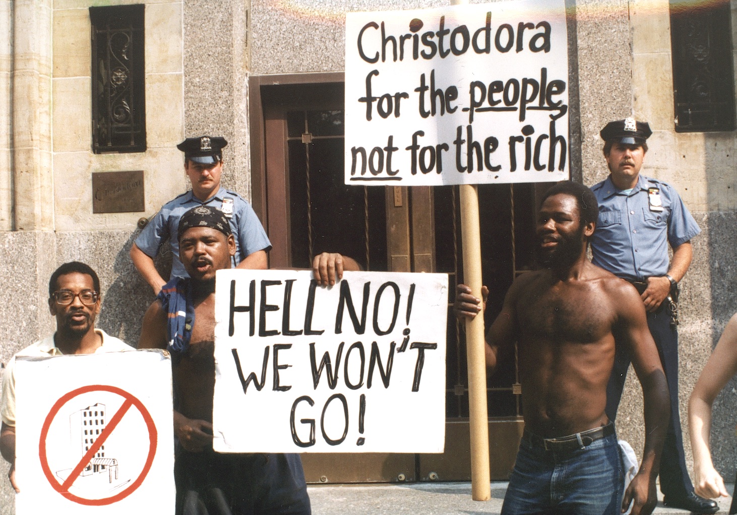 Christadora Protest