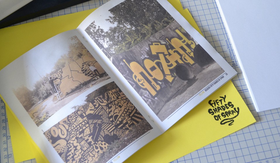 The zine exploring the world's graffiti one colour at a time