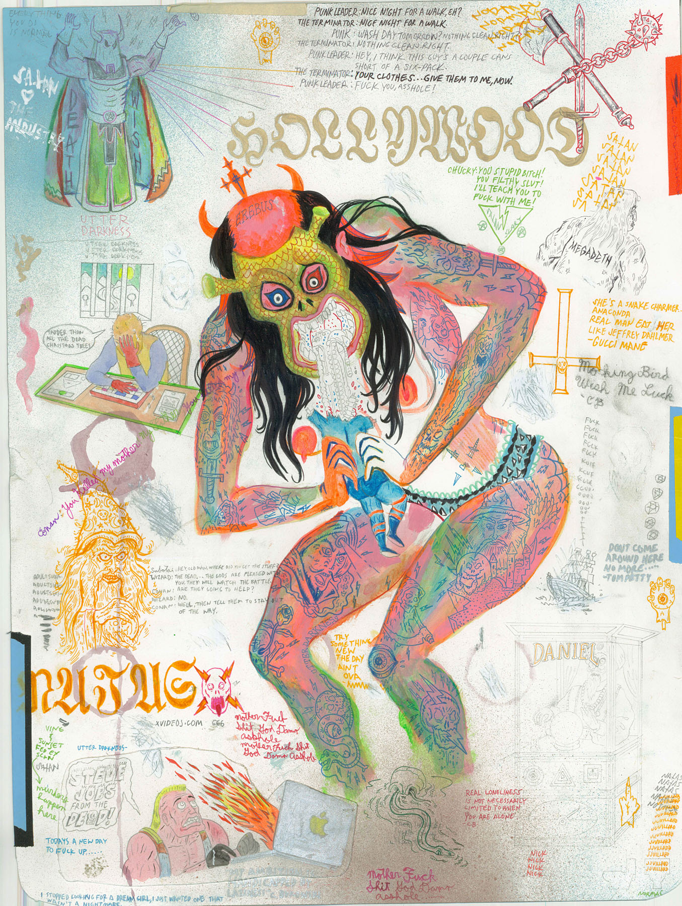 JJ Villard sketchbook