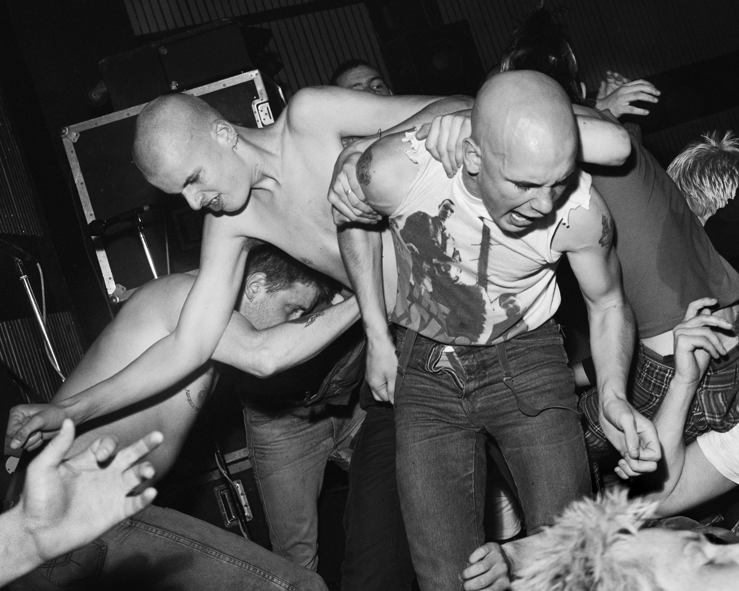 At an Angelic Ppstarts concert, Sunderland, Weirside -by Chris Killip