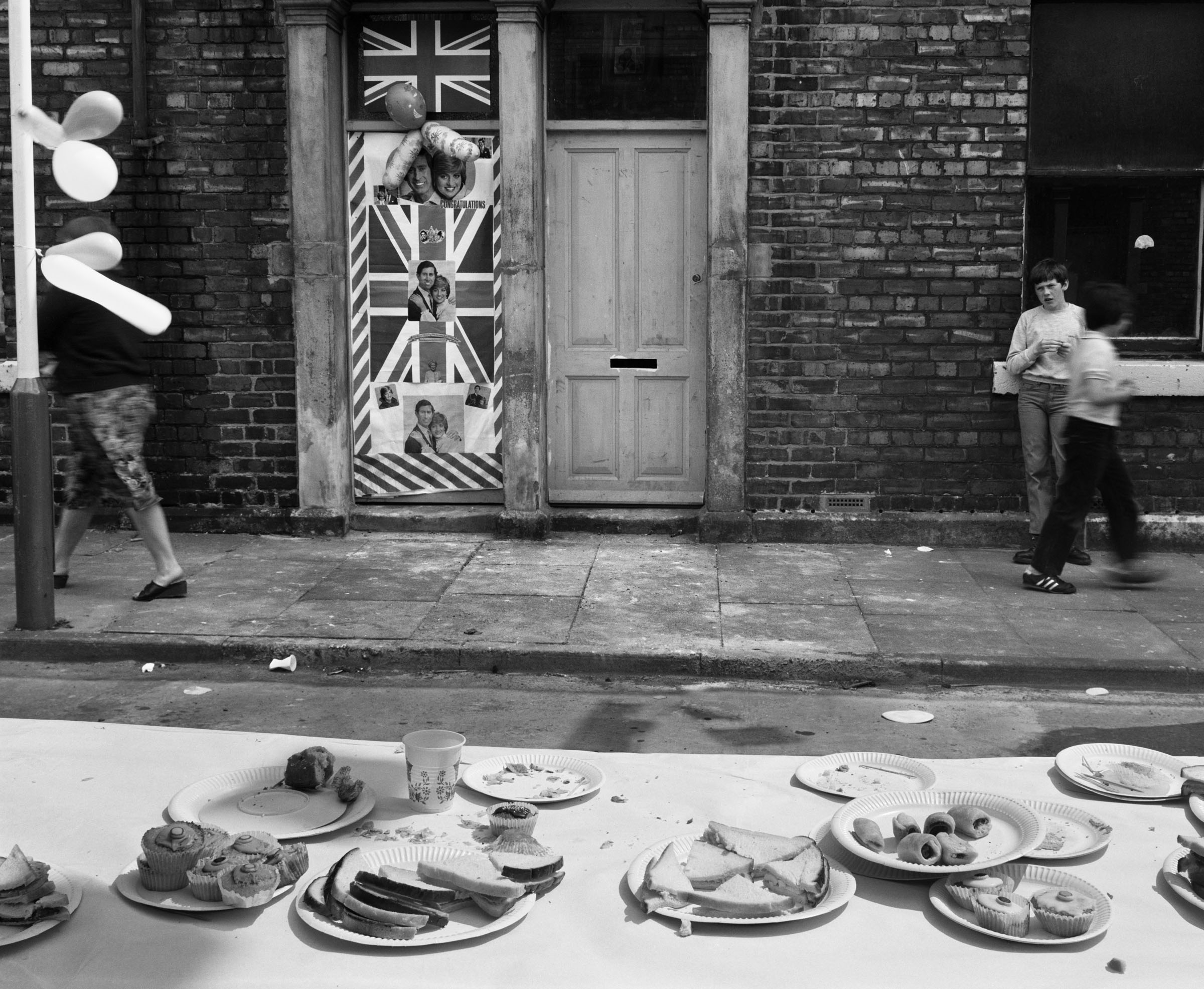 Royal wedding, North Shields, Tynside by Chris Killip
