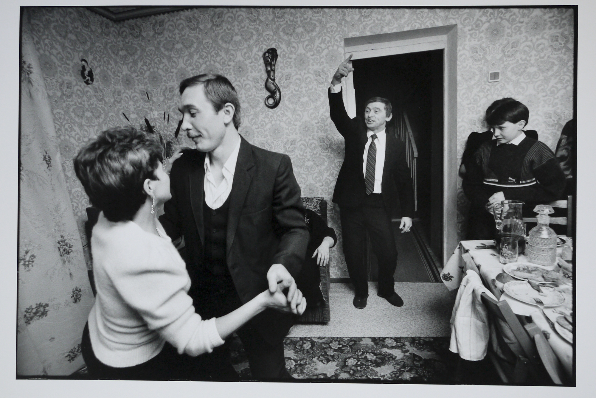 New Year's party at Victor and Katya's flat, December 1992.