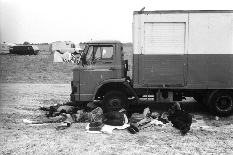 At the Mother Free Festival at Bridgwater Bay, 1995.