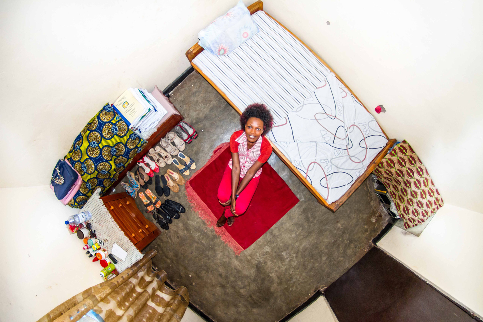 Kigali, Rwanda: Josee, a 22-year-old accounting student.