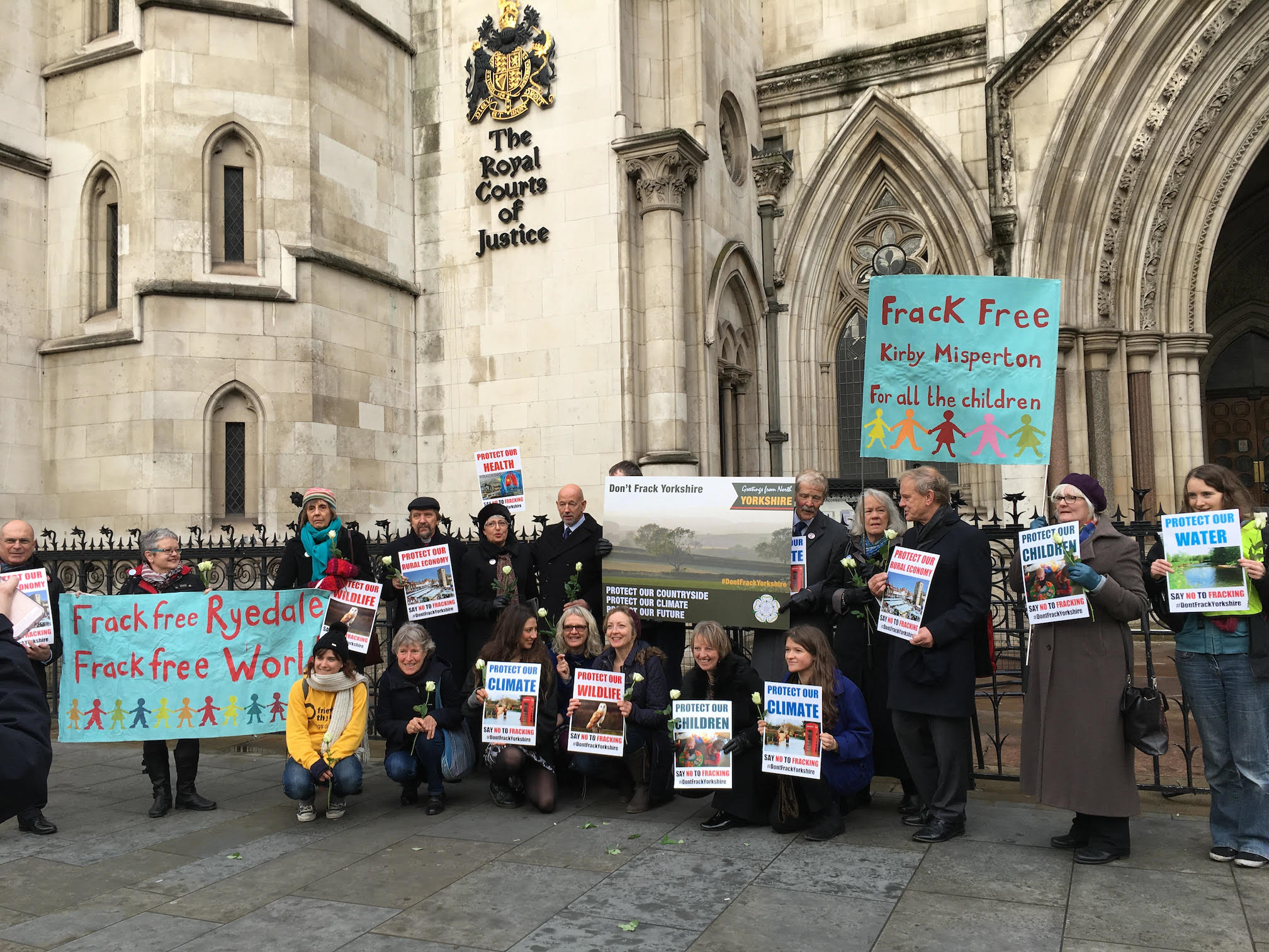 Do these people look like extremists? Image courtesy of Frack Free Ryedale.