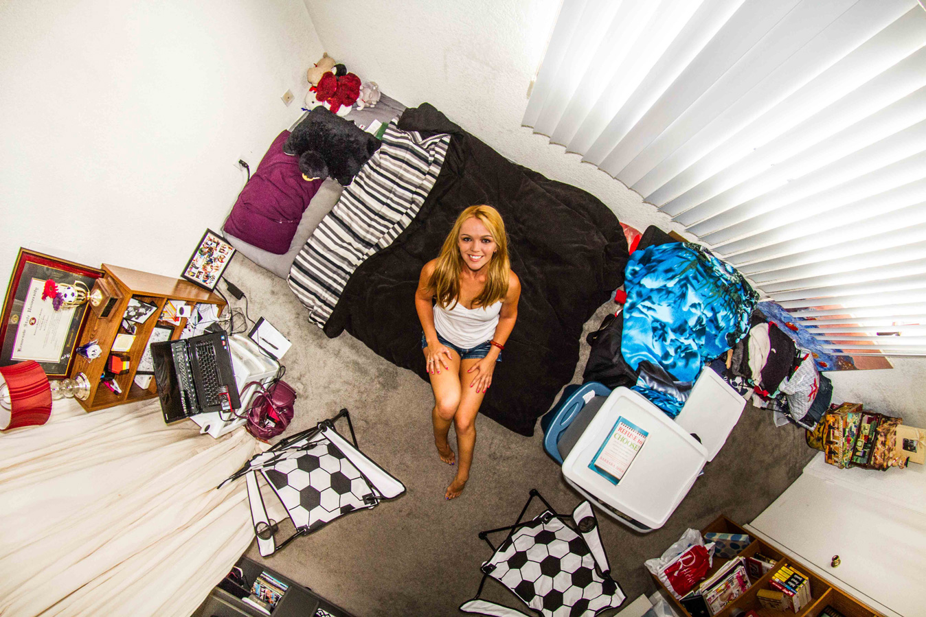 Los Angeles, USA: Tosha, a 26-year-old dancer.