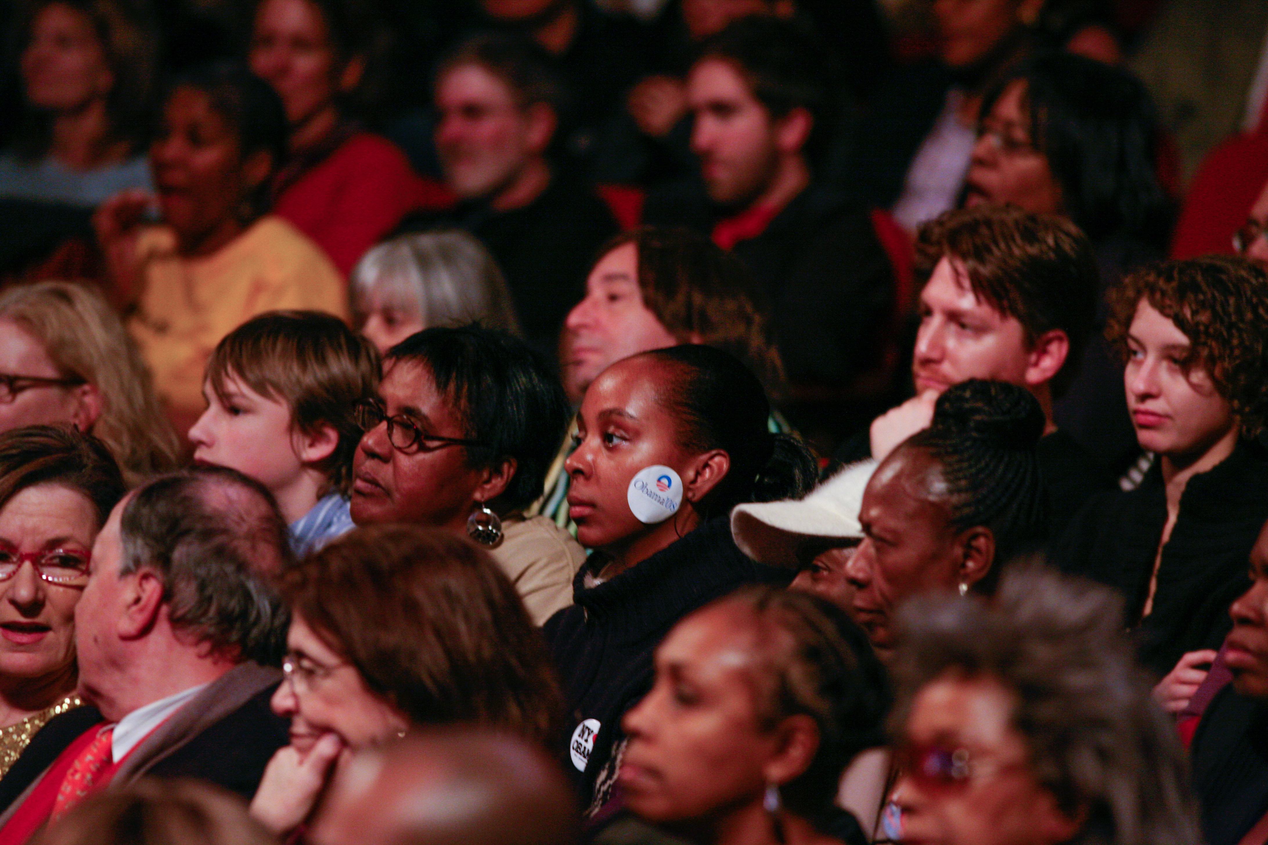 11-29-07 -New York, Senator Barack Obama holds a fundraiser at the Apollo. Photo by Ozier Muhammad/The New York Time