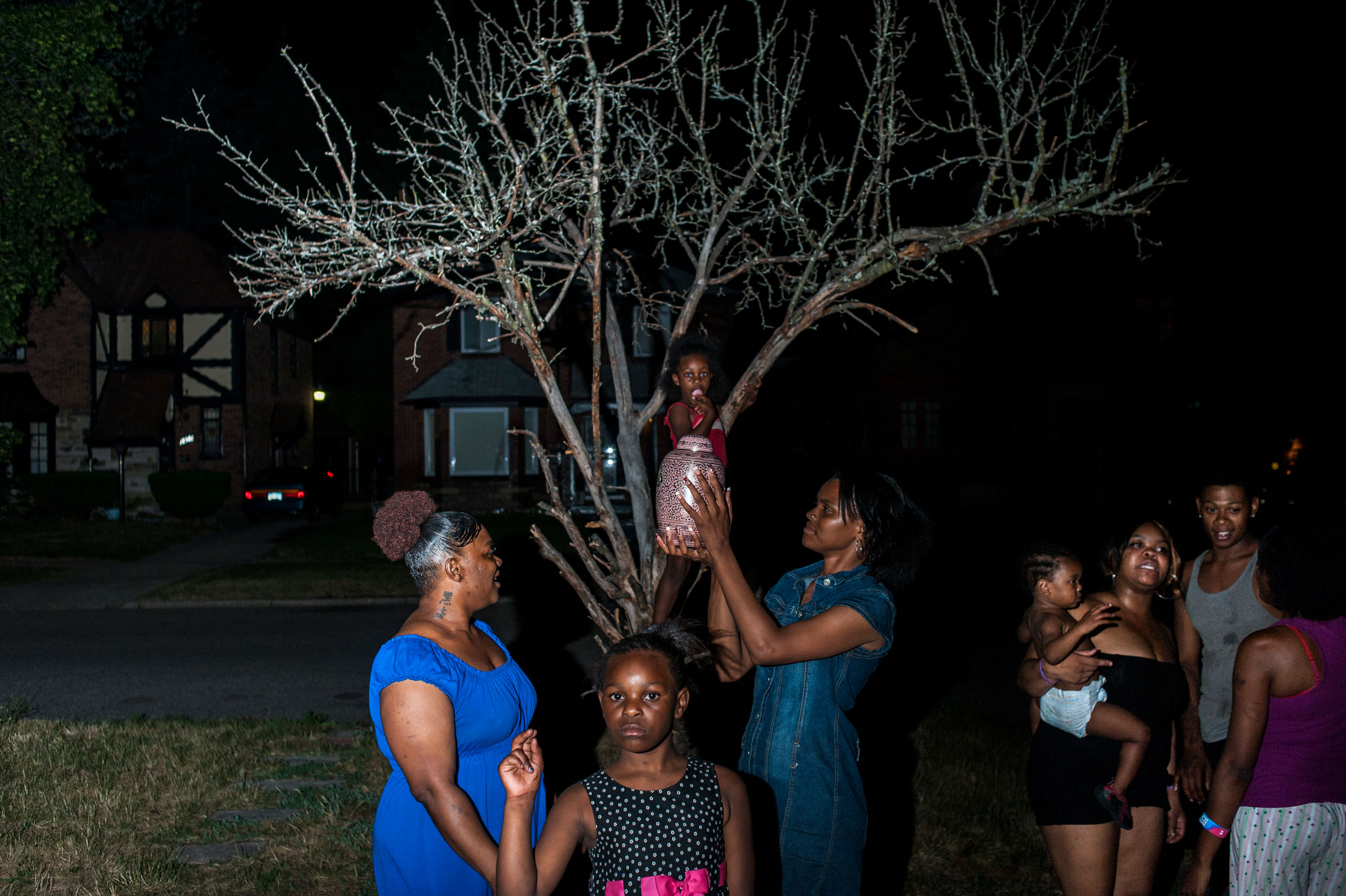 Detroit, Michigan. 2012. Outside Lyniece Nelson’s house.