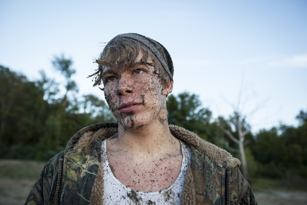 Aleck Brown after an afternoon of mud riding in Greenville.