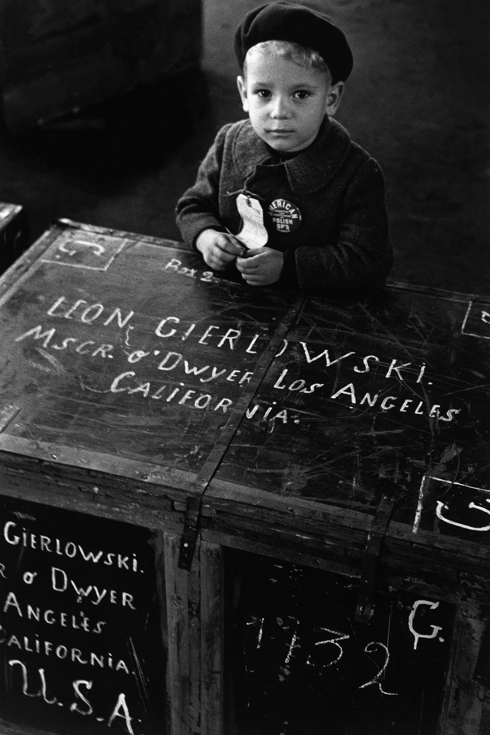 USA. New York City. 1951. A new face for the new world. Photo by Dennis Stock.