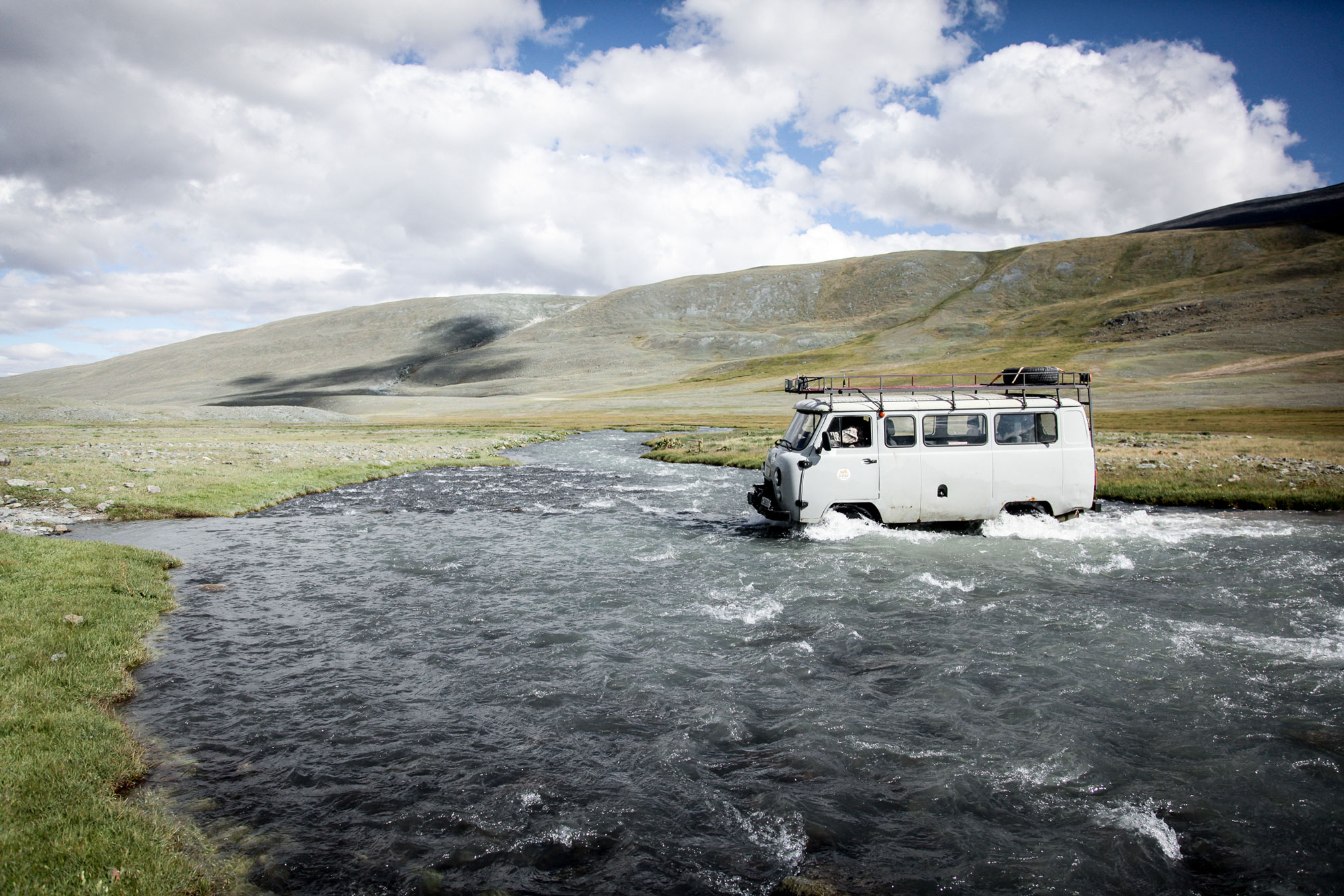 A local bus, Republic of Altai.