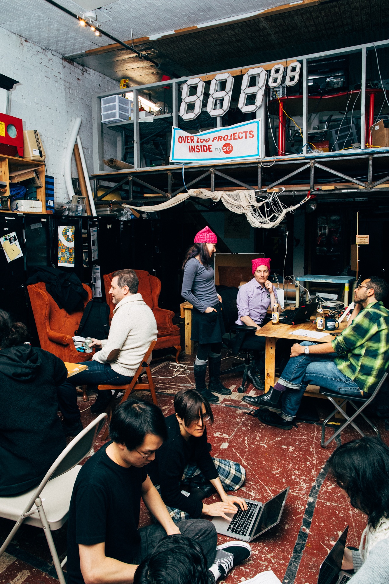 Hacker enthusiasts from all walks of life - researchers, journalists, everyday citizens gather at NYC Resistor, the home of New York's main CryptoParty chapter, to learn basic encryption skills that can be easily passed on and picked up by anyone.