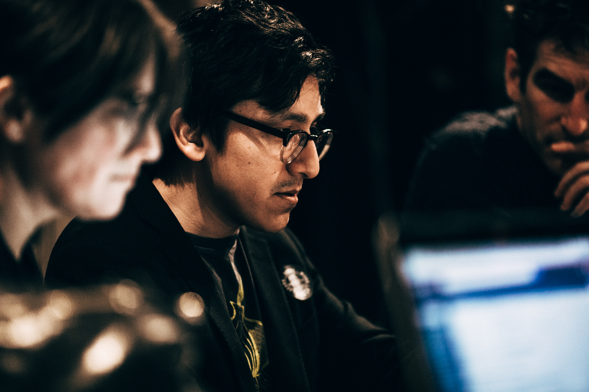 David Huerta facilitates CryptoParties at NYC Resistor, a hacker collective and shared space in Brooklyn, where people can learn about "digital defence in the age of mass surveillance".