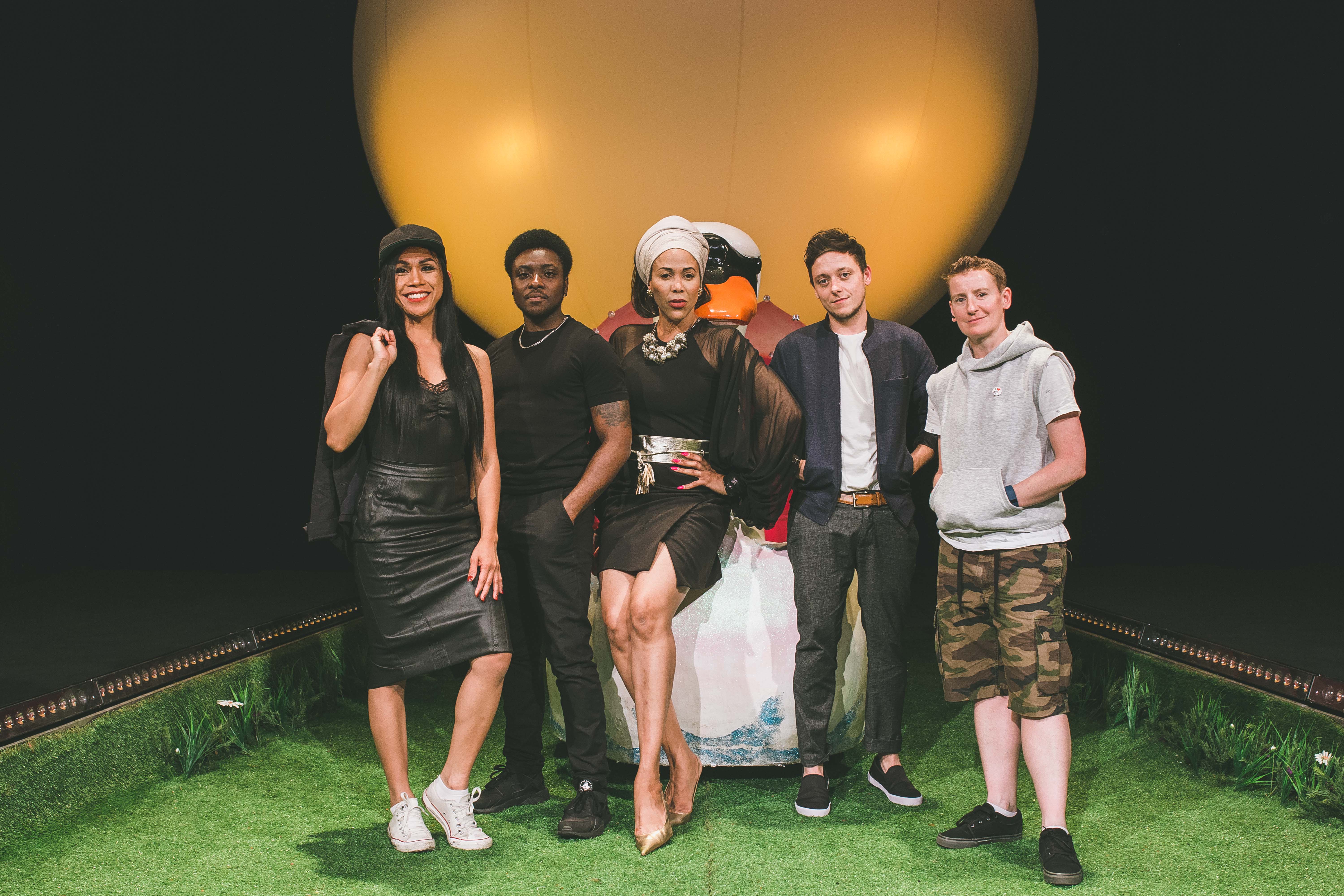 The cast