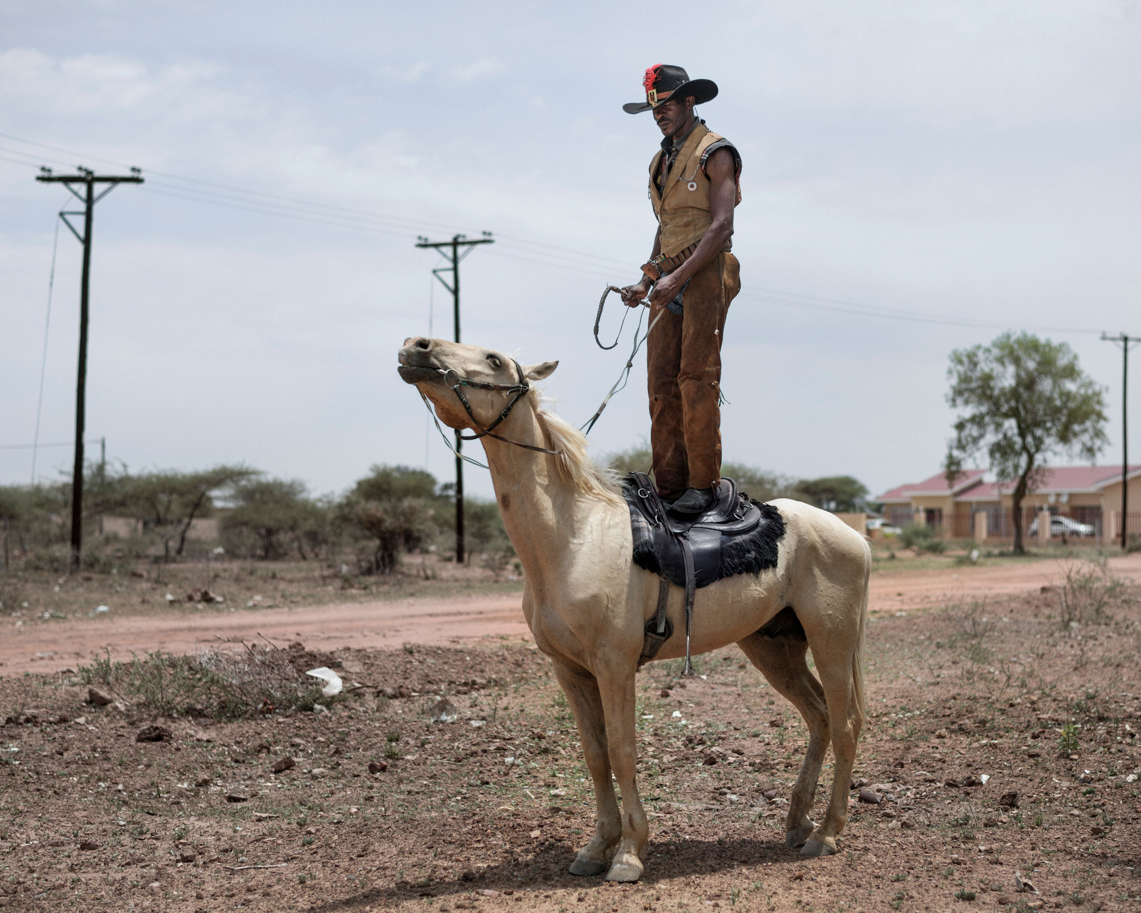 'King Taker', 38, is a self-employed welder who describes himself as a 'brutal cowboy'.