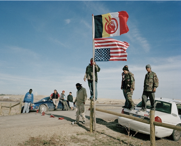 Meeting of the elders, Pine Ridge Indian Reservation, South Dakota.