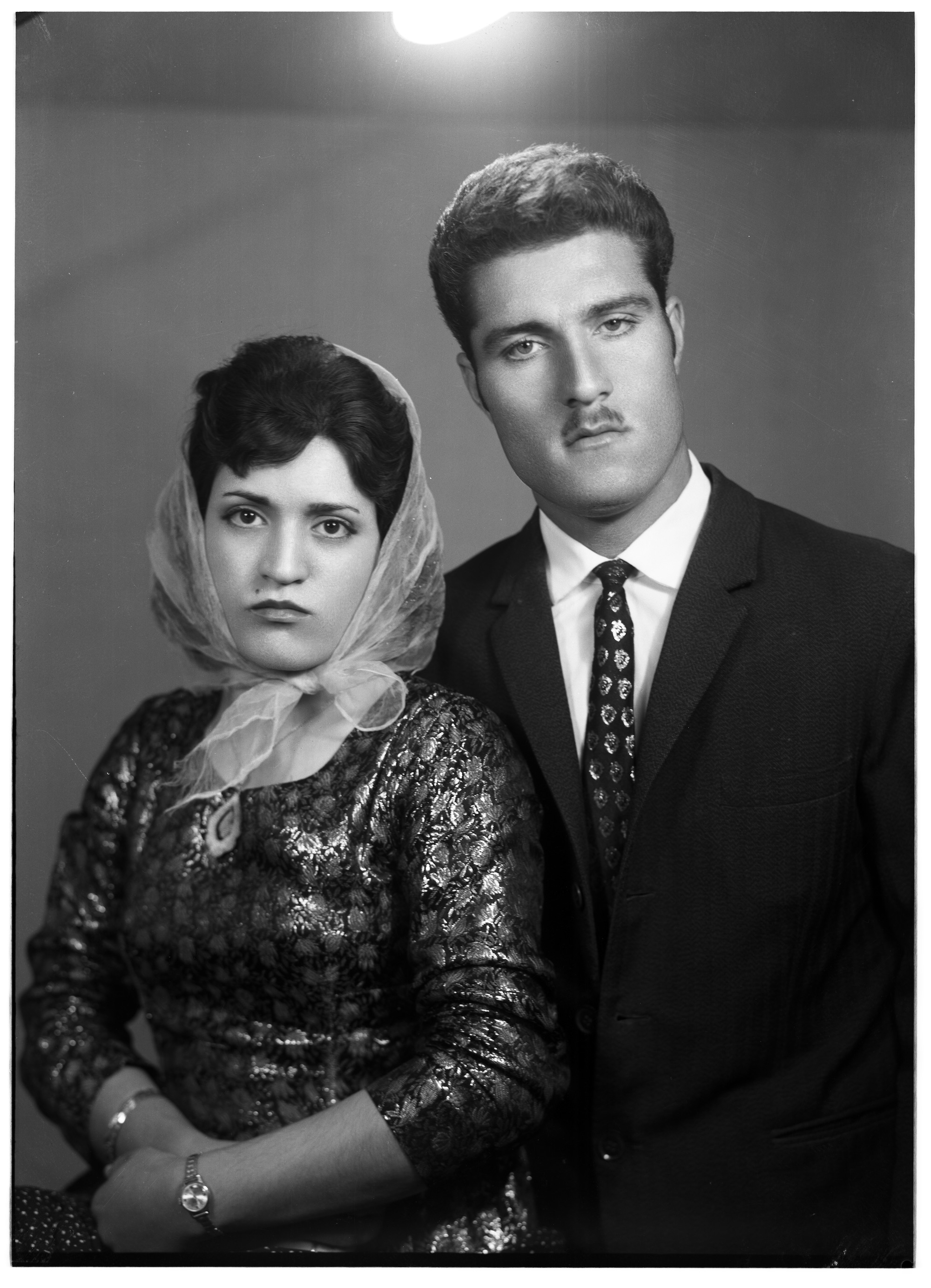 Iranian Photo Studio of pre-Islamic revolution. Collection of Shadi Ghadirian.