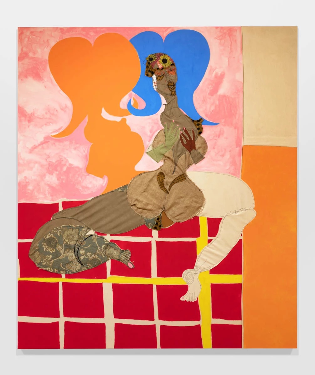 Tschabalala Self, Loner, 2016. Courtesy the artist and Thierry Goldberg, New York