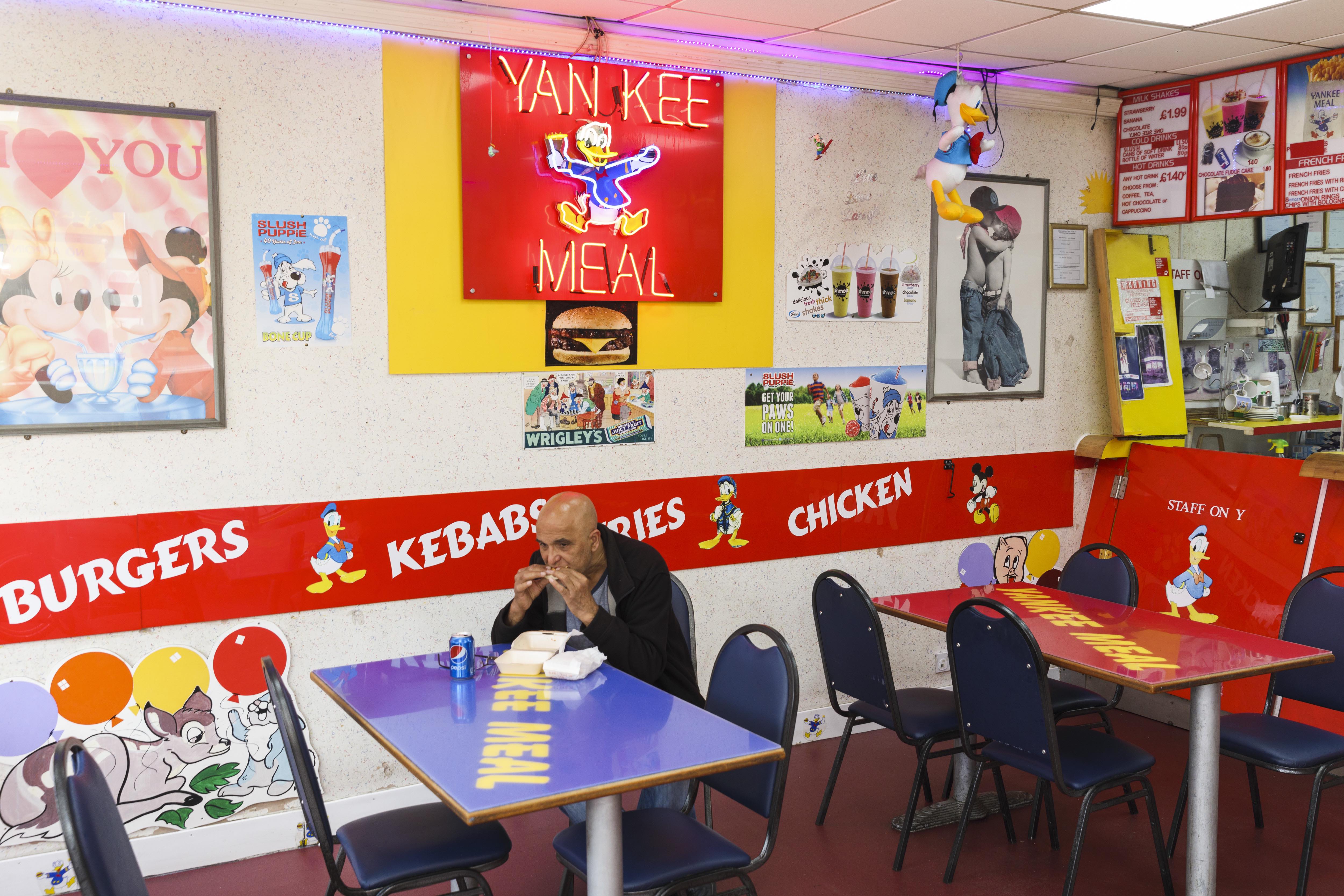 GB. England. Hull. Yankee's Diner. Hessle Road. 2017 © Martin Parr / Magnum Photos