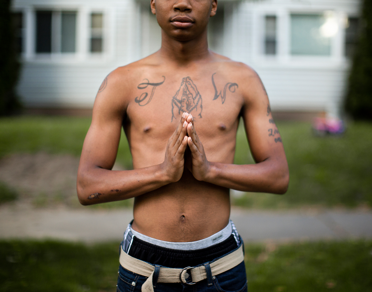 Jaeshawn at 16. Photo: Zora Murff.