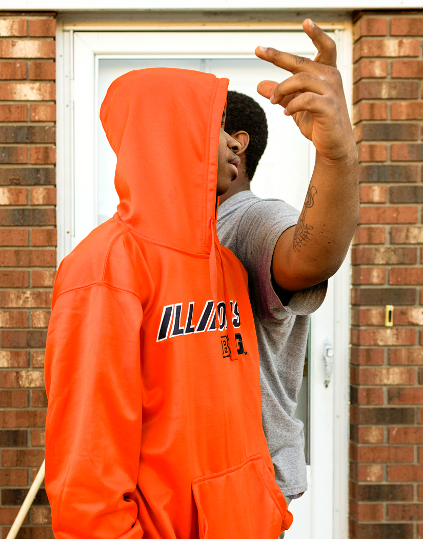 Demetrius and Frank at 15. Photo by Zora Murff.