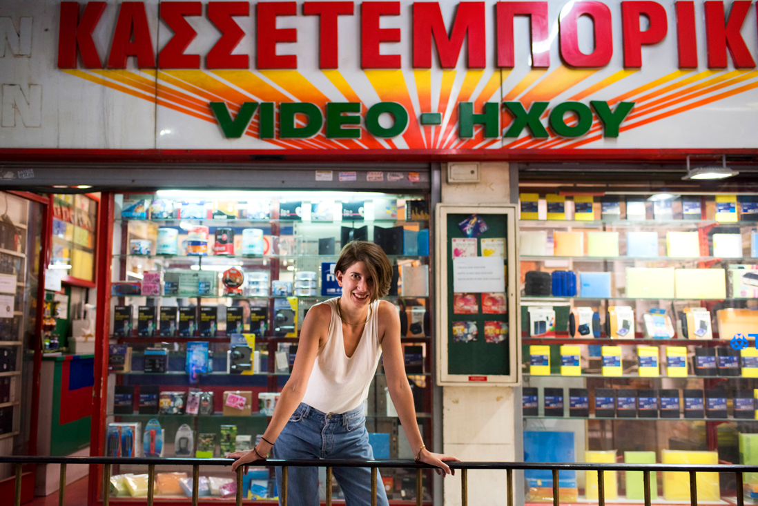Natassa Pappa, the designer behind grassroots arts campaign Reclaim Athens.