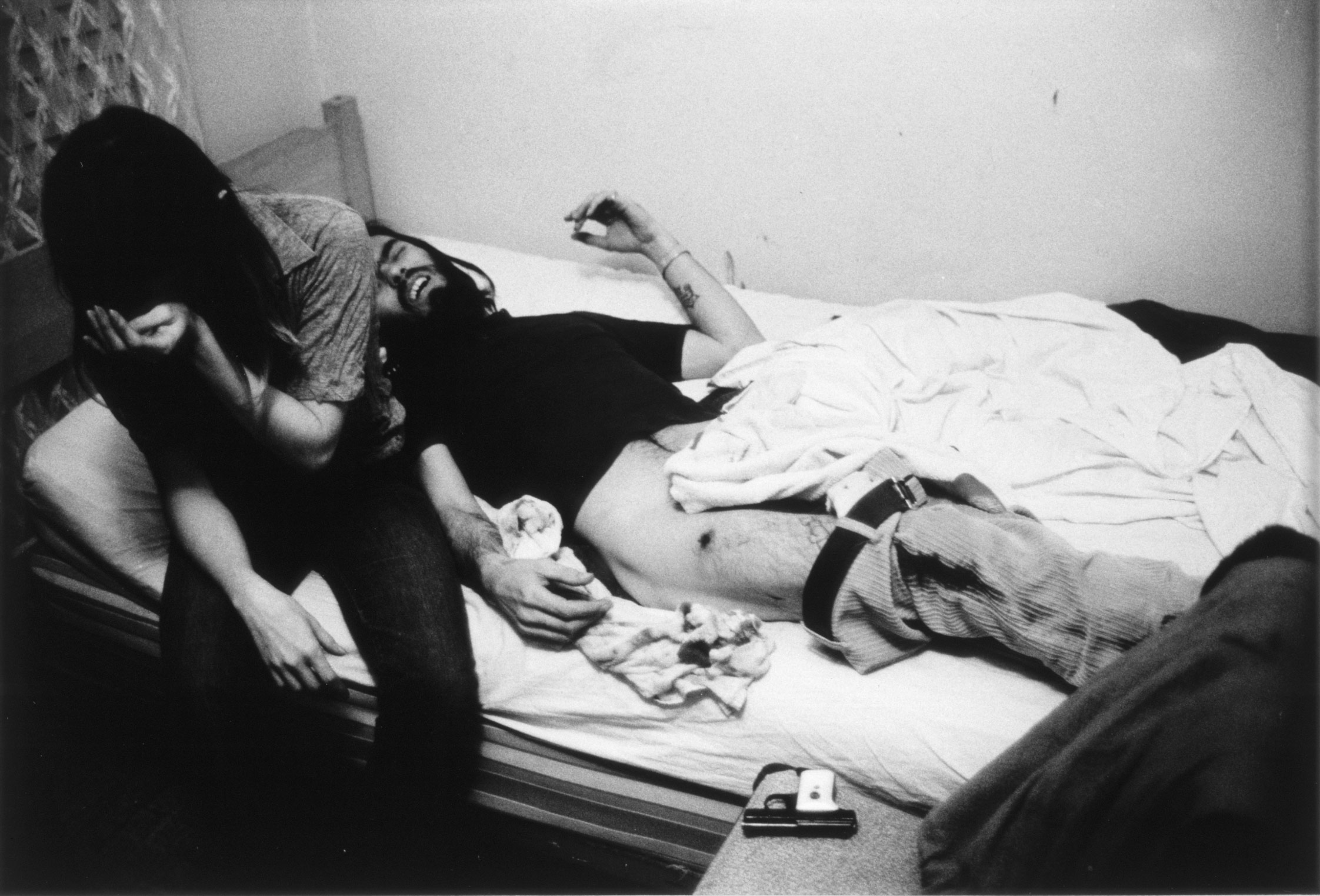 Accidental Gunshot Wound, 1971. Courtesy of Larry Clark, Luhring Augustine, New York & Simon Lee Gallery, London/Hong Kong.