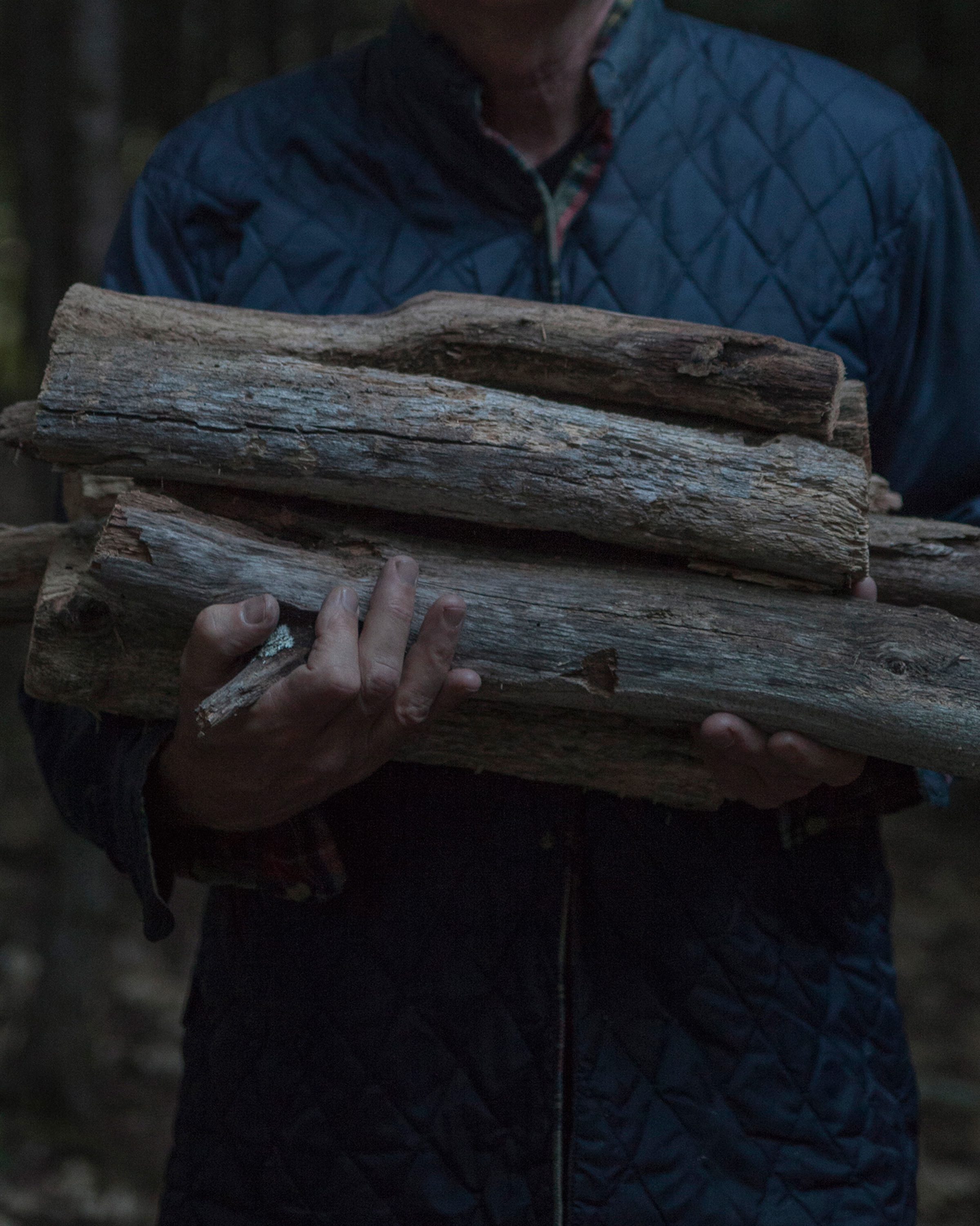 Dad with Firewood ©Amani Willett
