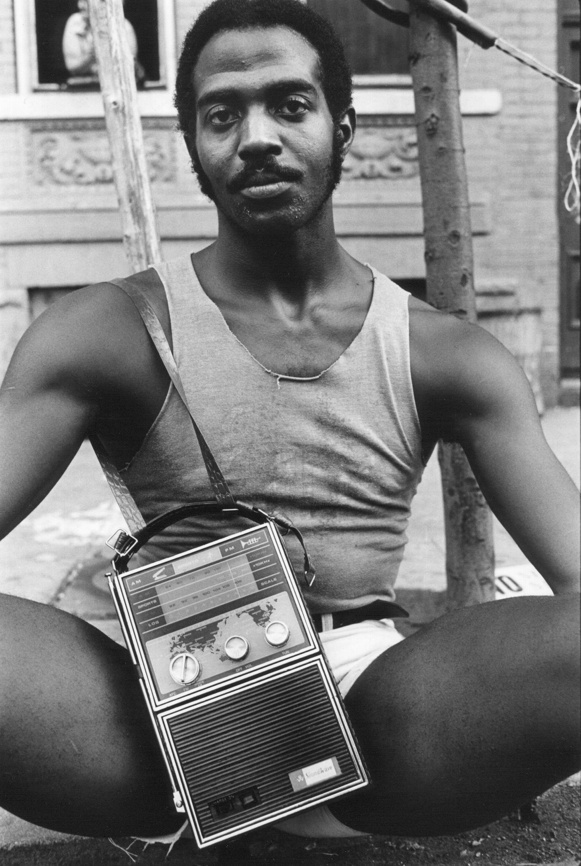 Guy With Radio, East 7th Street, 1977