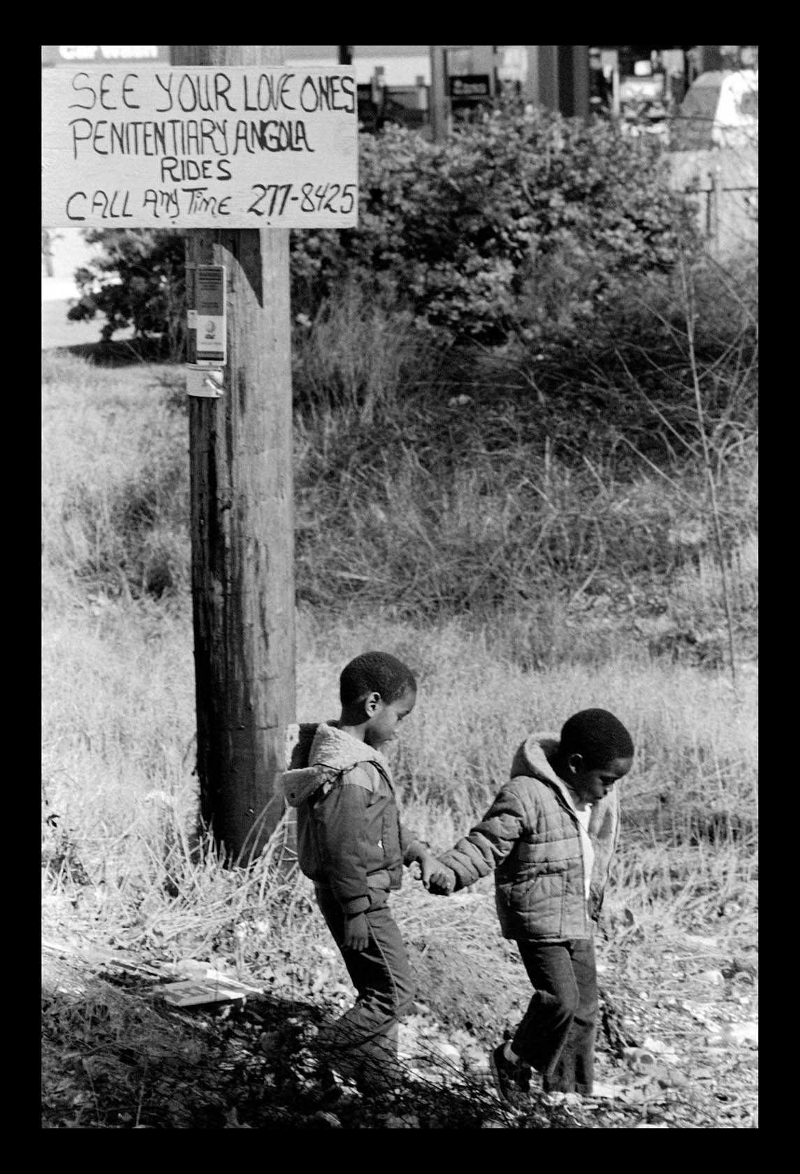 Keith Calhoun. OUR CHILDREN ENDANGERED, THE NEW PREY FOR PRISON BEDS, NEW ORLEANS, 1982.