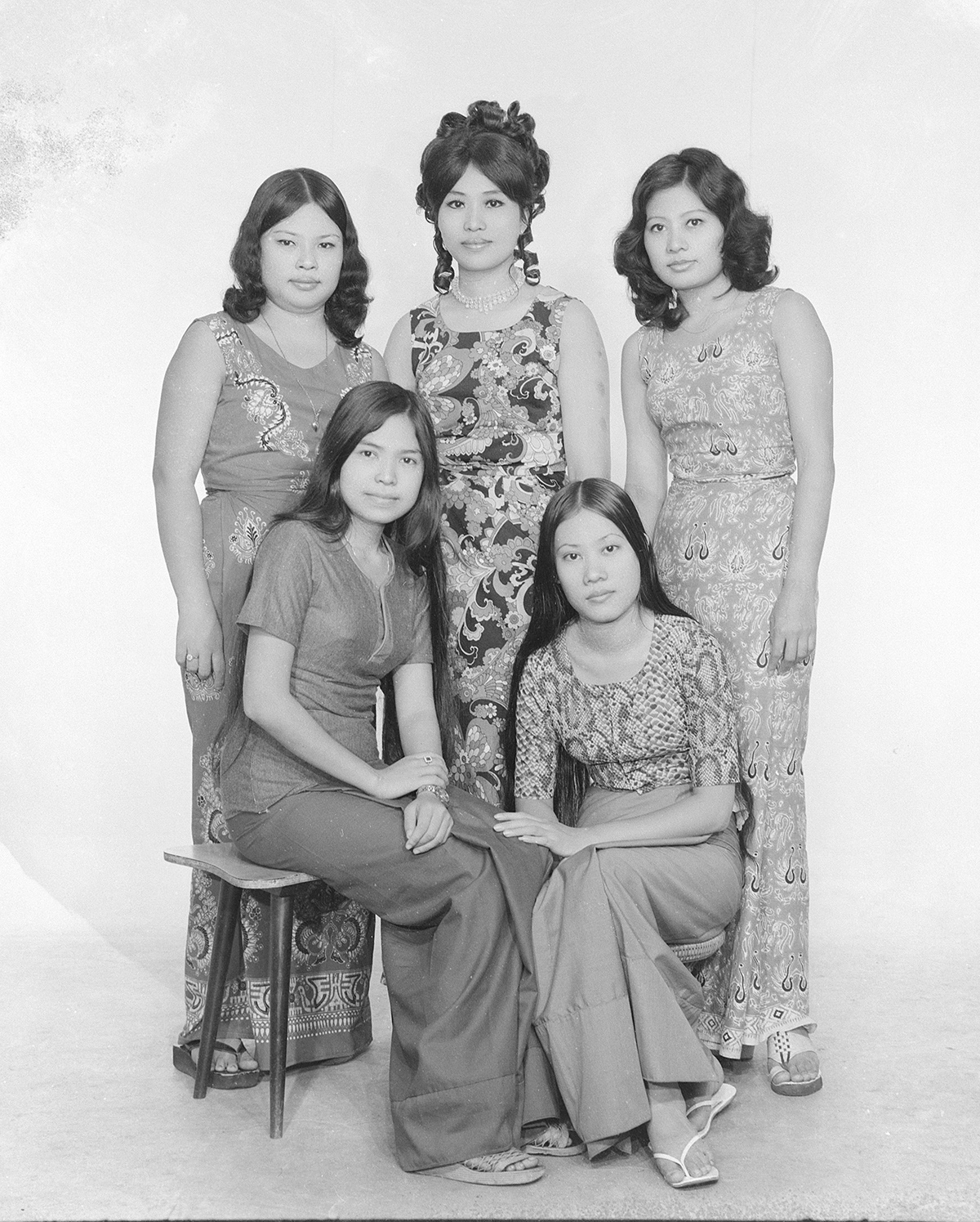 Calendar photographs taken by Har Si Yone, Bellay Photo Studio, Yangon 1970s