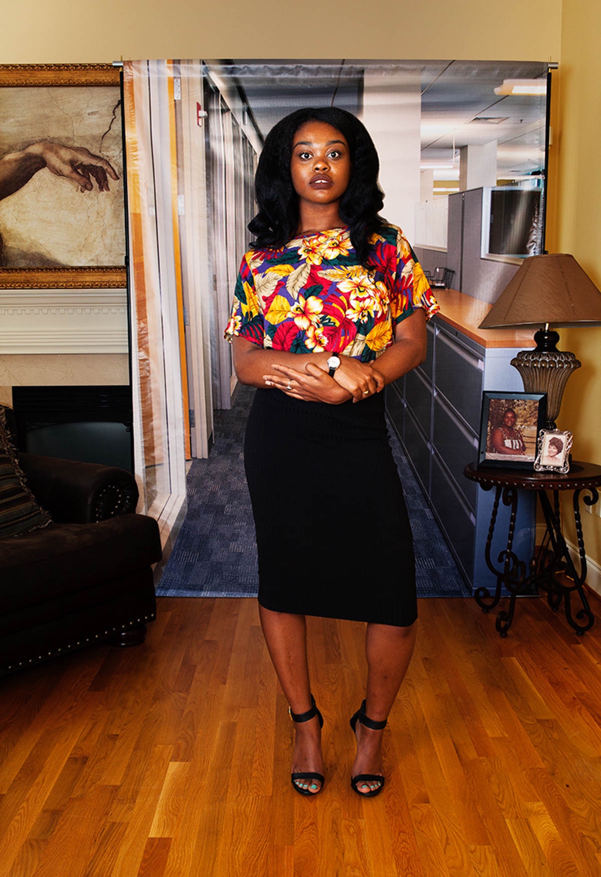 Endia Beal, Kennedy, 2016, from "Am I What You're Looking For?", courtesy of the artist, from "All Power: Visual Legacies of the Black Panther Party," PCNW 201