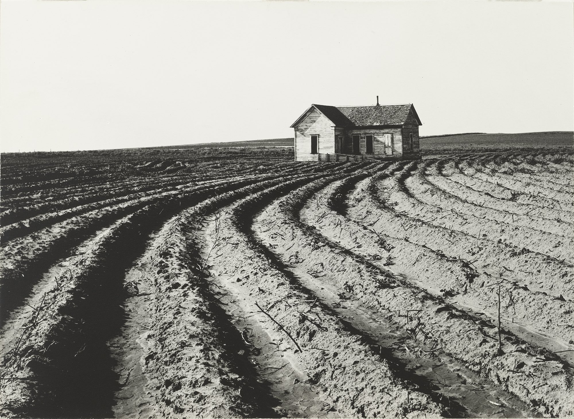 Dorothea Lange. Tractored Out, Childress County, Texas.1938