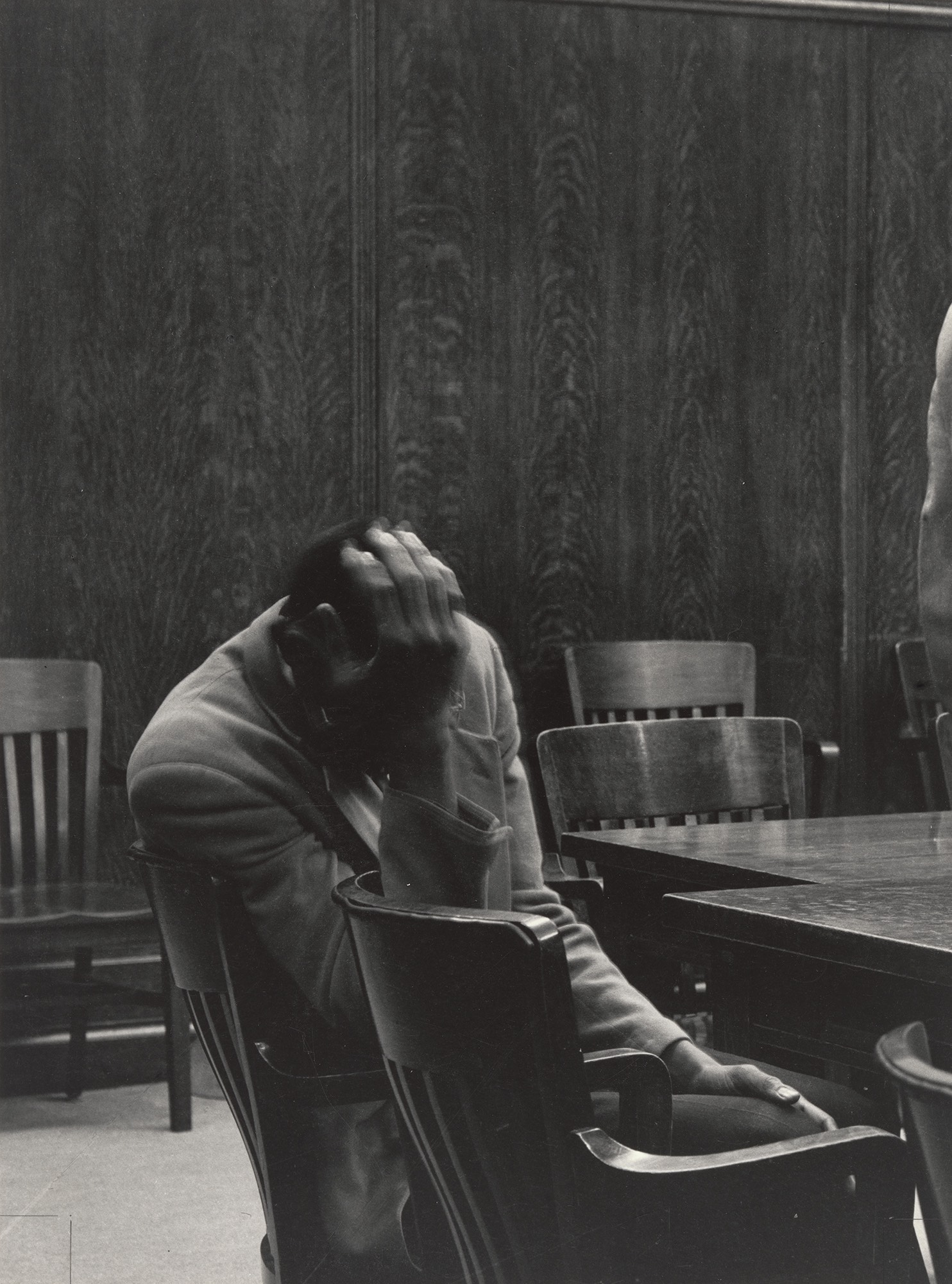 Dorothea Lange. The Defendant, Alameda County Courthouse, California. 1957
